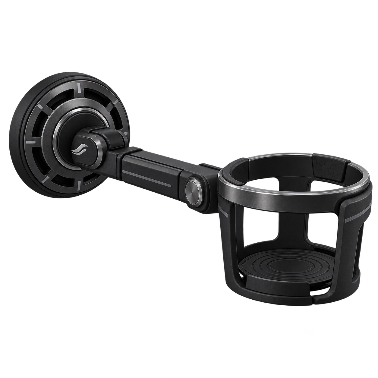 Cup holder connected to side dock