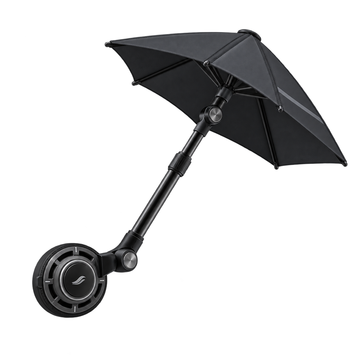 Umbrella connected to side dock